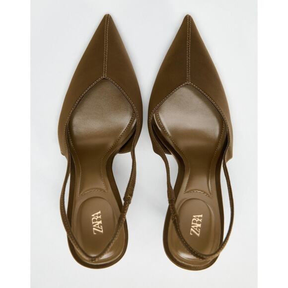 ZARA Pointed Toe Heels NWT - Picture 1 of 10